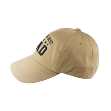 Load image into Gallery viewer, Game Hats Father&#39;s Day Greatest Dad Hat 100% Cotton Cap Embroidery Unstructured Beige
